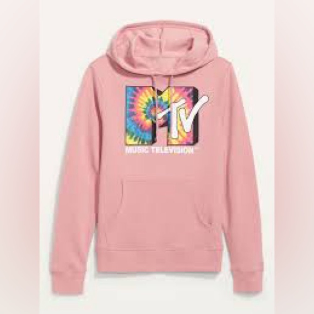 Old Navy Pink MTV Graphic Hoodie